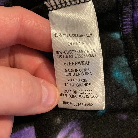 Star Wars Darth Vader fleece sleep pants - Picture 3 of 3